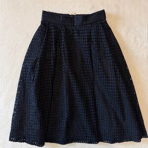 H&M Black A-Line Full Skirt